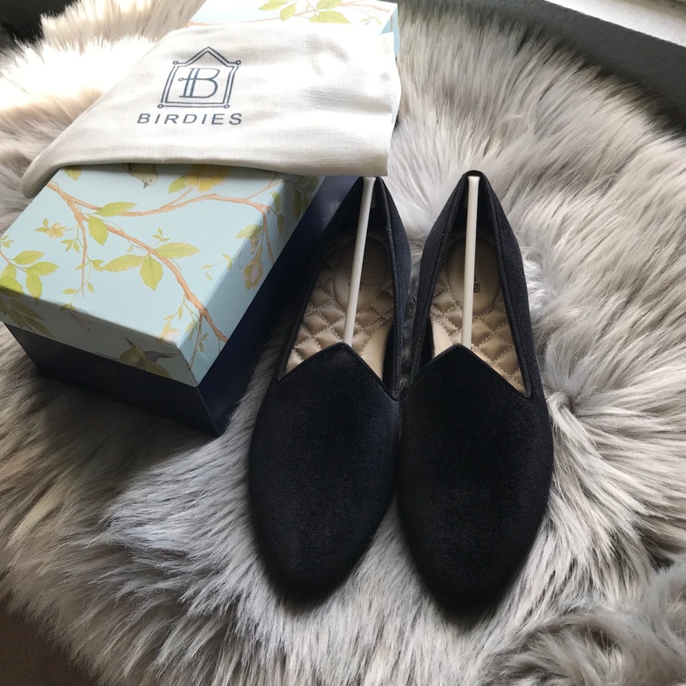 NWT Birdies Black Heron Ballet Flat Sz 7